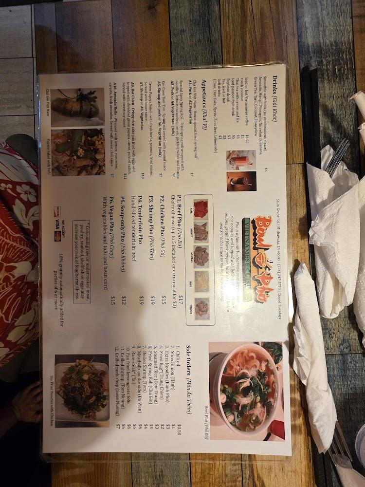 Bowl of Pho Menu image 3